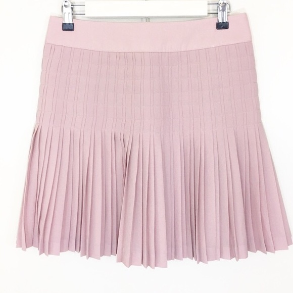 J.Crew Pleated Lattice Skirt in Navy - Picture 7 of 11